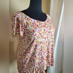 TORRID Flower Print Top
